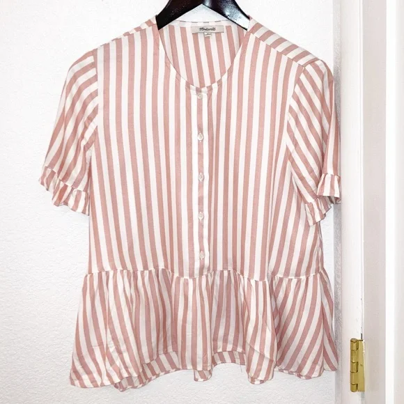 Studio ruffle sales hem top madewell
